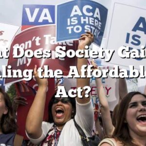 What Does Society Gain by Repealing the Affordable Care Act?