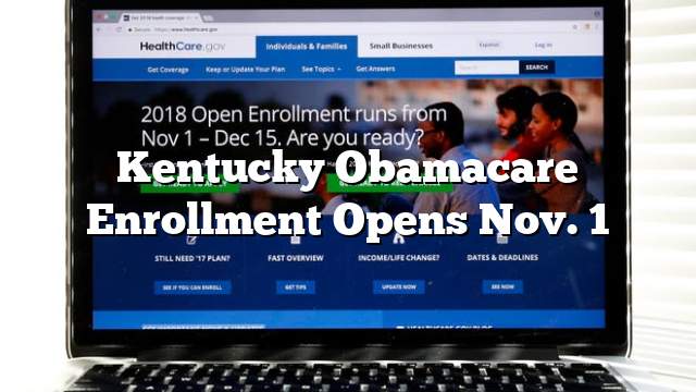 Kentucky Obamacare Enrollment Opens Nov. 1