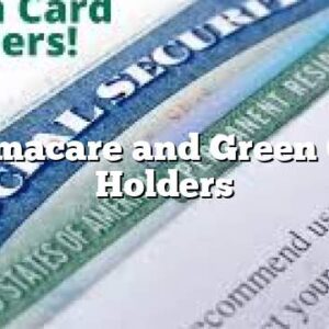 Obamacare and Green Card Holders