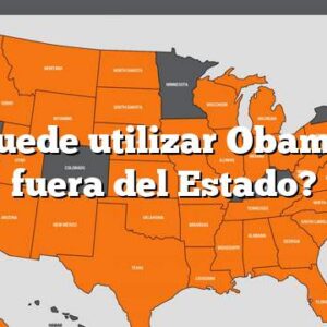 ¿Se puede utilizar Obamacare fuera del Estado?