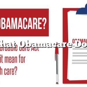 What Obamacare Does