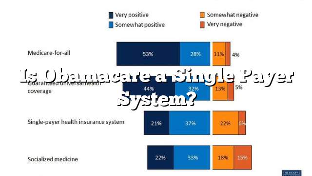 Is Obamacare a Single Payer System?