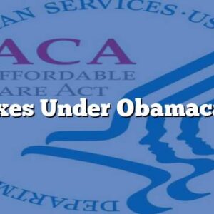 Taxes Under Obamacare