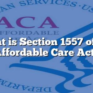 What is Section 1557 of the Affordable Care Act?