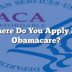 Where Do You Apply For Obamacare?