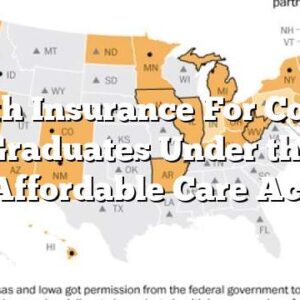 Health Insurance For College Graduates Under the Affordable Care Act