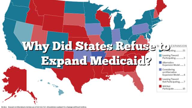 Why Did States Refuse to Expand Medicaid?
