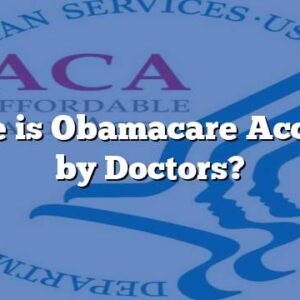 Where is Obamacare Accepted by Doctors?