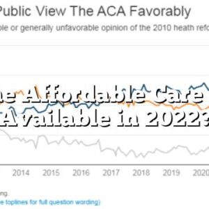 Will the Affordable Care Act Be Available in 2022?