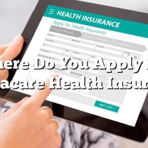 Where Do You Apply For Obamacare Health Insurance?